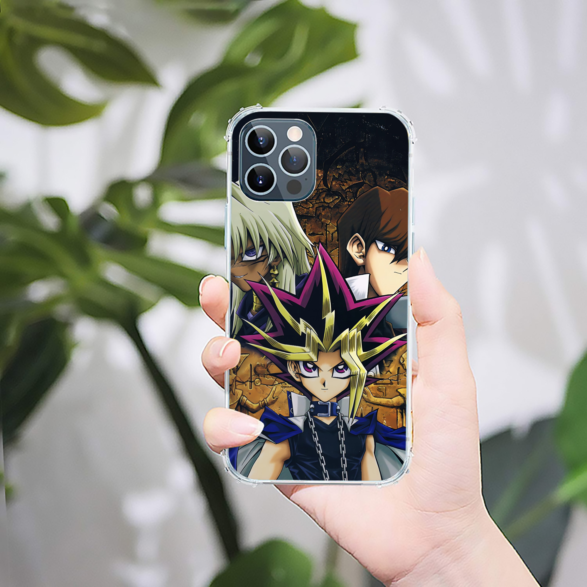 （画像用） 遊☆戯☆王 Yu-Gi-Oh! 【iPhone 12シリーズ対応】透明スマホケース（クリアソフトケース）